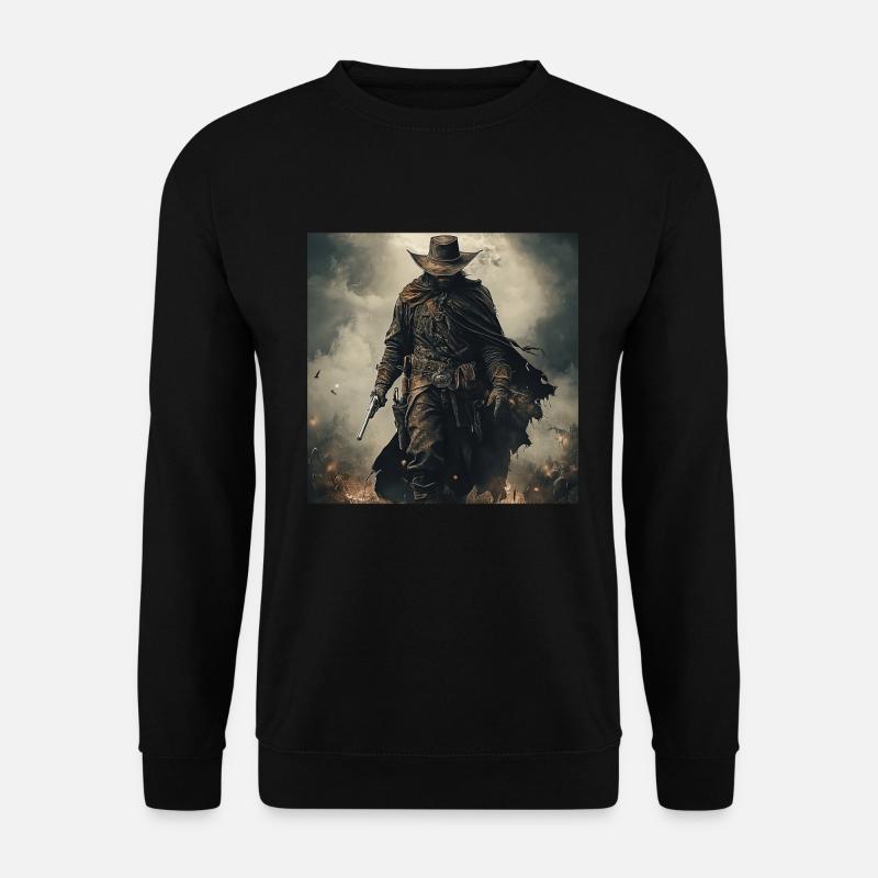 Cowboy - Unisex Pullover - Schwarz