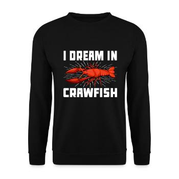 Crawfish Gifts - Unisex Pullover - Schwarz - Vorne - Alina (178cm) & Michal (187cm)