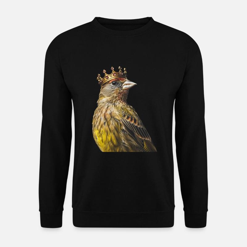 Finch Bird - Unisex Pullover - Schwarz