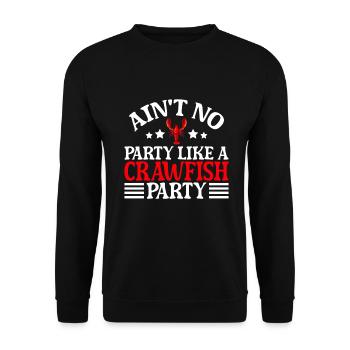 Crawfish Gifts - Unisex Pullover - Schwarz - Vorne - Alina (178cm) & Michal (187cm)