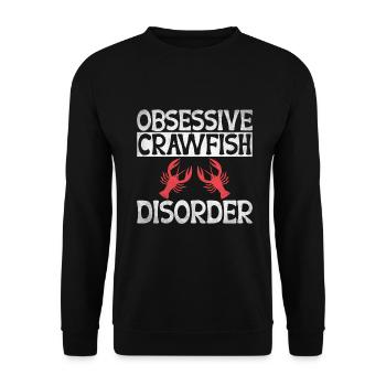 Crawfish Gifts - Unisex Sweatshirt - black - Front - Alina (178cm) & Michal (187cm)