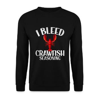 Crawfish Gifts - Unisex Pullover - Schwarz - Vorne - Alina (178cm) & Michal (187cm)