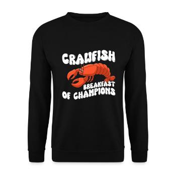 Crawfish Gifts - Unisex Pullover - Schwarz - Vorne - Alina (178cm) & Michal (187cm)