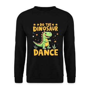 Décorations de fête de dinosaures - Sweat-shirt Unisexe - noir - Devant - Alina (178cm) & Michal (187cm)