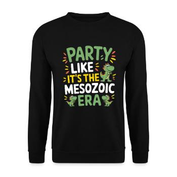 Décorations de fête de dinosaures - Sweat-shirt Unisexe - noir - Devant - Alina (178cm) & Michal (187cm)