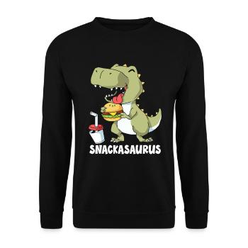 Décorations de fête de dinosaures - Sweat-shirt Unisexe - noir - Devant - Alina (178cm) & Michal (187cm)
