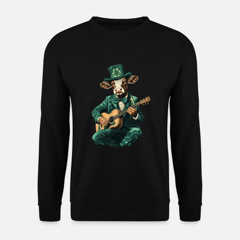 Kuh - Unisex Pullover - Schwarz