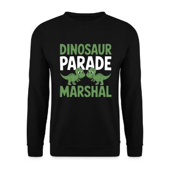 Décorations de fête de dinosaures - Sweat-shirt Unisexe - noir - Devant - Alina (178cm) & Michal (187cm)