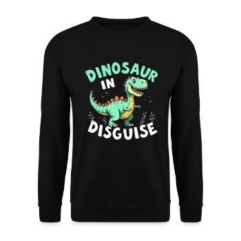 Décorations de fête de dinosaures - Sweat-shirt Unisexe - noir - Devant - Alina (178cm) & Michal (187cm)