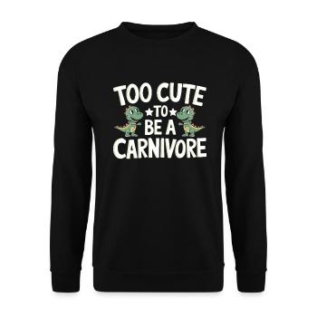 Décorations de fête de dinosaures - Sweat-shirt Unisexe - noir - Devant - Alina (178cm) & Michal (187cm)
