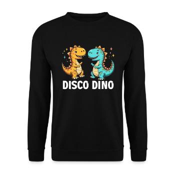 Décorations de fête de dinosaures - Sweat-shirt Unisexe - noir - Devant - Alina (178cm) & Michal (187cm)