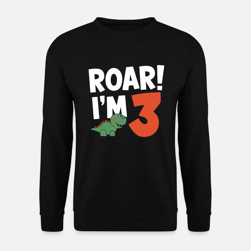 Dinosaur Party Decorations - Unisex Sweatshirt - black