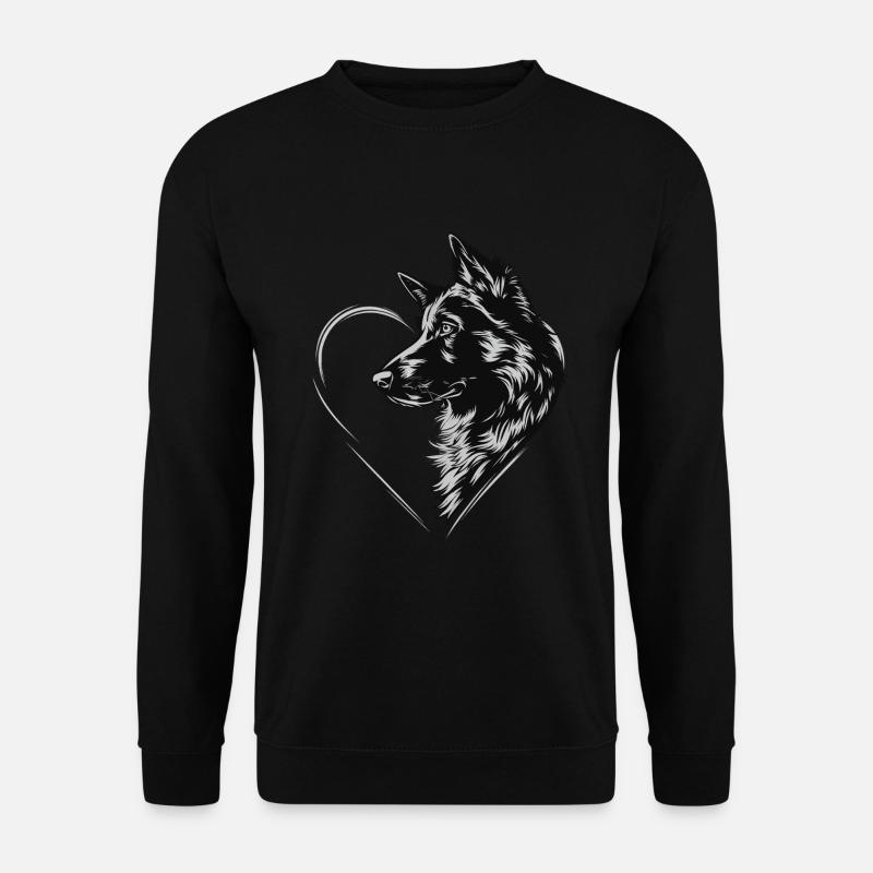 Deutscher Schäferhund - Unisex Pullover - Schwarz
