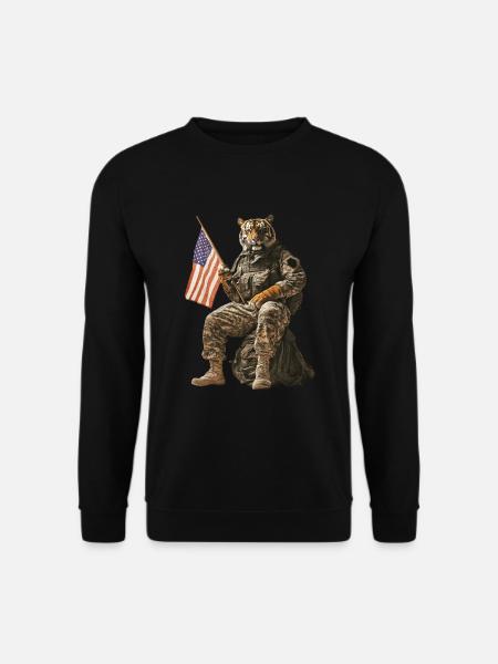 Tiger - Unisex Pullover - Schwarz