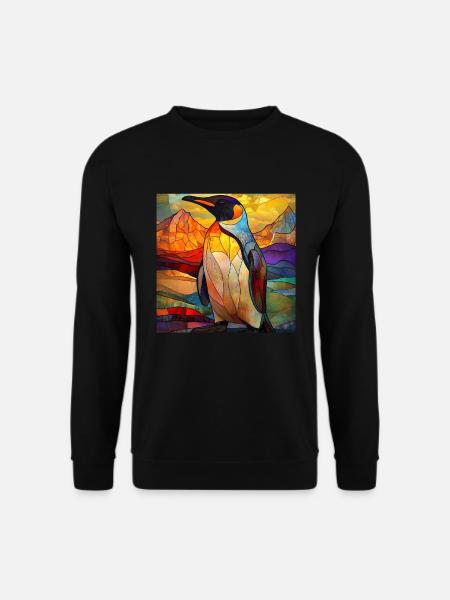 Pinguin - Unisex Pullover - Schwarz
