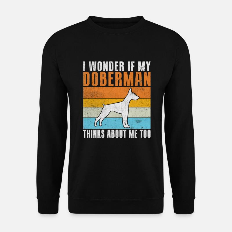 Cadeaux Doberman - Sweat-shirt Unisexe - noir