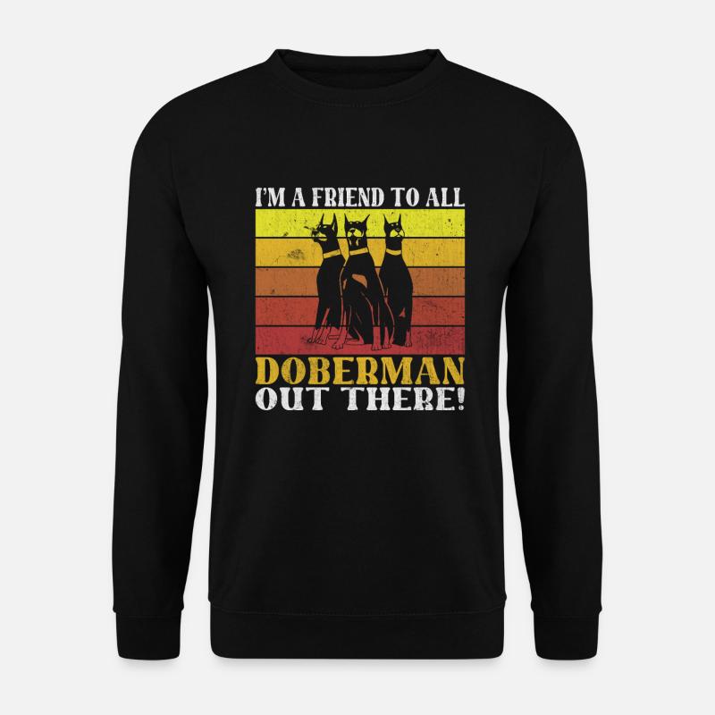 Doberman Gifts - Unisex Pullover - Schwarz