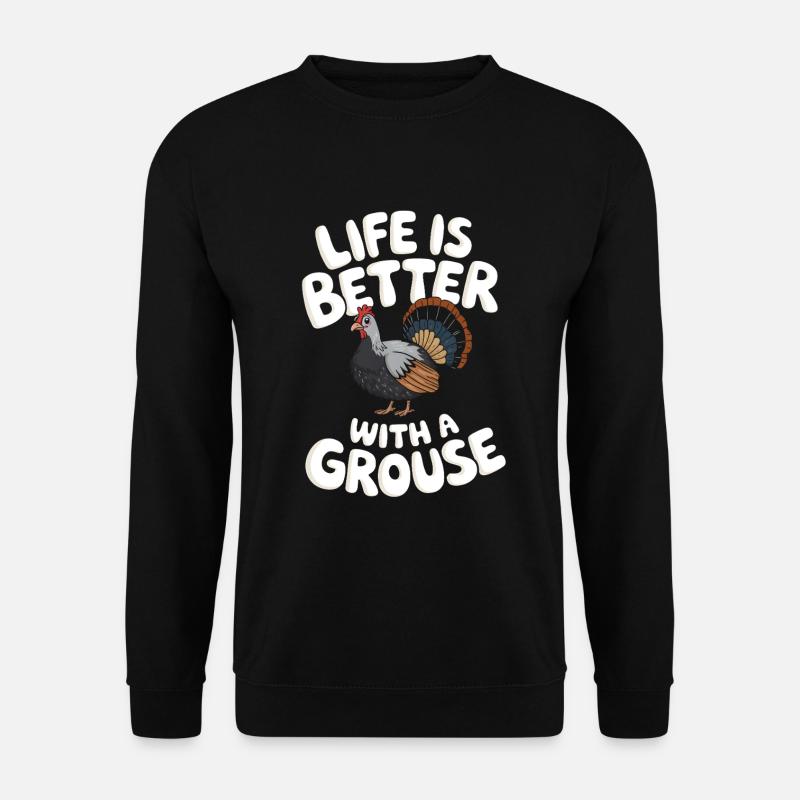 Auerhahn - Unisex Pullover - Schwarz