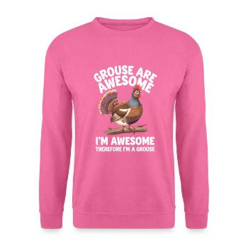 Auerhahn - Unisex Pullover - Pink - Vorne