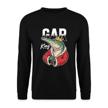 Gar - Unisex Pullover - Schwarz - Vorne - Alina (178cm) & Michal (187cm)