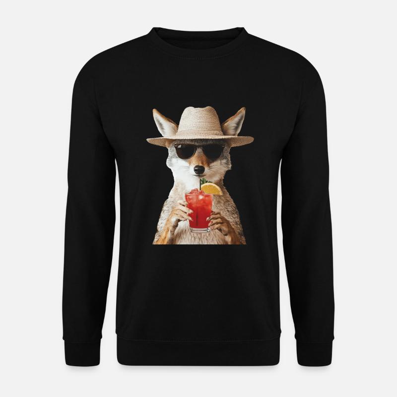 Kojote - Unisex Pullover - Schwarz