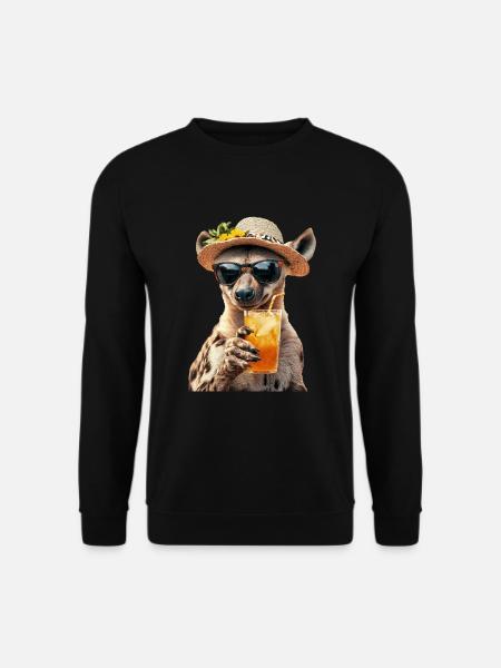 Hyäne - Unisex Pullover - Schwarz