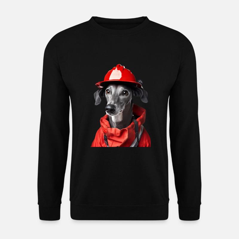 Windhund - Unisex Pullover - Schwarz