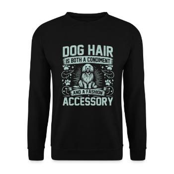 Dog Dad Gifts for Men - Unisex Pullover - Schwarz - Vorne - Alina (178cm) & Michal (187cm)