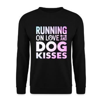 Dog Grandma Gifts - Unisex Sweatshirt - black - Front - Alina (178cm) & Michal (187cm)