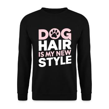 Cadeaux de grand-mère pour chien - Sweat-shirt Unisexe - noir - Devant - Alina (178cm) & Michal (187cm)