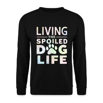 Dog Grandma Gifts - Unisex Sweatshirt - black - Front - Alina (178cm) & Michal (187cm)