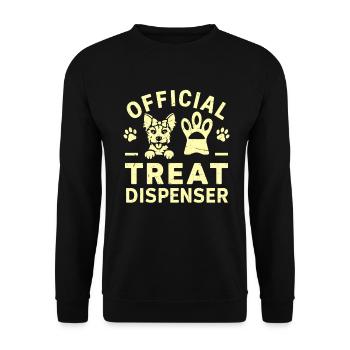 Dog Grandma Gifts - Unisex Sweatshirt - black - Front - Alina (178cm) & Michal (187cm)