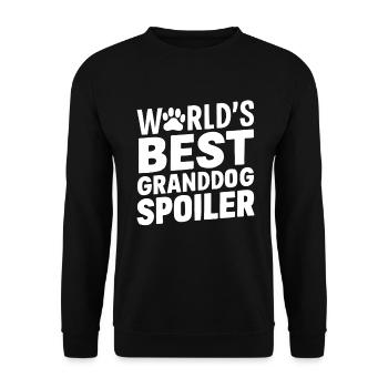 Cadeaux de grand-mère pour chien - Sweat-shirt Unisexe - noir - Devant - Alina (178cm) & Michal (187cm)