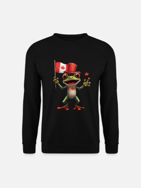 Frosch - Unisex Pullover - Schwarz
