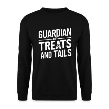Dog Grandpa Gifts - Unisex Sweatshirt - black - Front - Alina (178cm) & Michal (187cm)