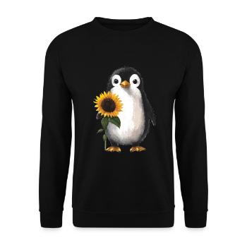 Tiger - Unisex Pullover - Schwarz - Vorne - Alina (178cm) & Michal (187cm)