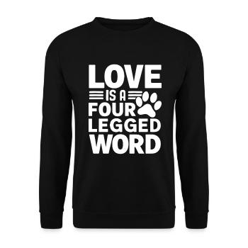 Dog Mom Gifts for Women - Unisex Pullover - Schwarz - Vorne - Alina (178cm) & Michal (187cm)