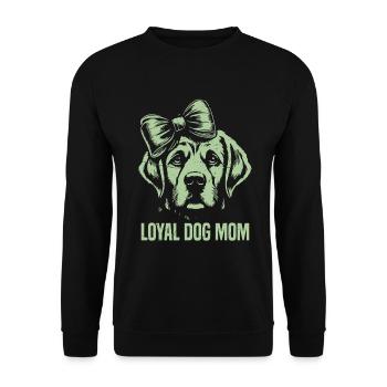 Cadeaux de maman chien pour femmes - Sweat-shirt Unisexe - noir - Devant - Alina (178cm) & Michal (187cm)