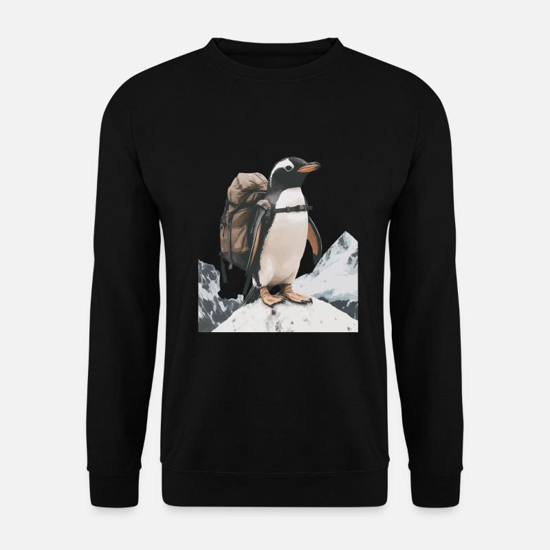 Pinguin - Unisex Pullover - Schwarz