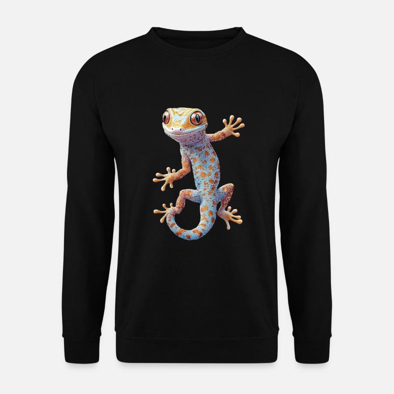 Gecko - Unisex Pullover - Schwarz