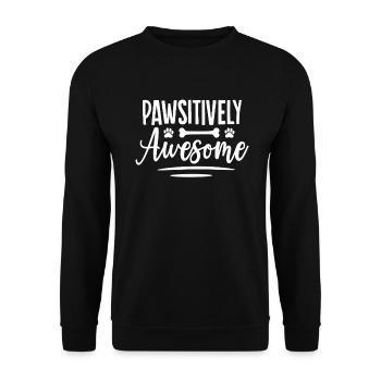 Dog Mom Gifts for Women - Unisex Pullover - Schwarz - Vorne - Alina (178cm) & Michal (187cm)