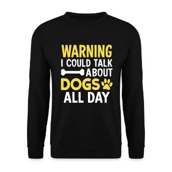 Dog Mom Gifts for Women - Unisex Pullover - Schwarz - Vorne - Alina (178cm) & Michal (187cm)