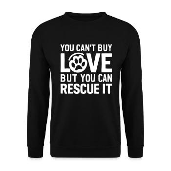 Dog Mom Gifts for Women - Unisex Pullover - Schwarz - Vorne - Alina (178cm) & Michal (187cm)