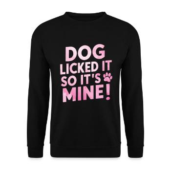 Dog Mom Gifts for Women - Unisex Pullover - Schwarz - Vorne - Alina (178cm) & Michal (187cm)