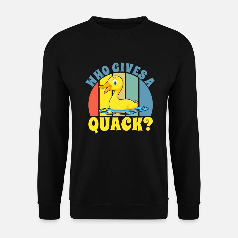 Duck Gifts for Duck Lovers - Unisex Pullover - Schwarz