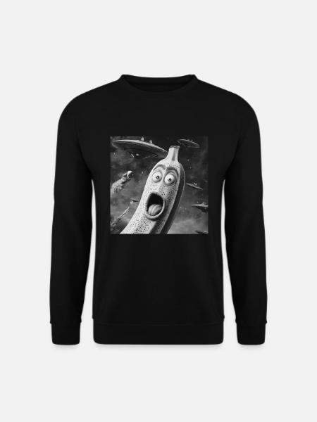 Banane - Unisex Pullover - Schwarz