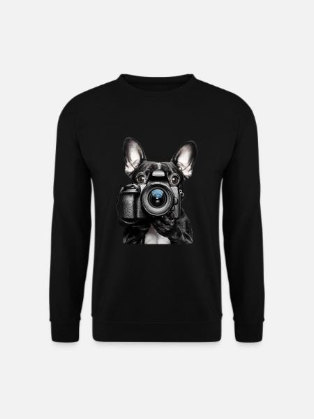Französische Bulldogge - Unisex Pullover - Schwarz