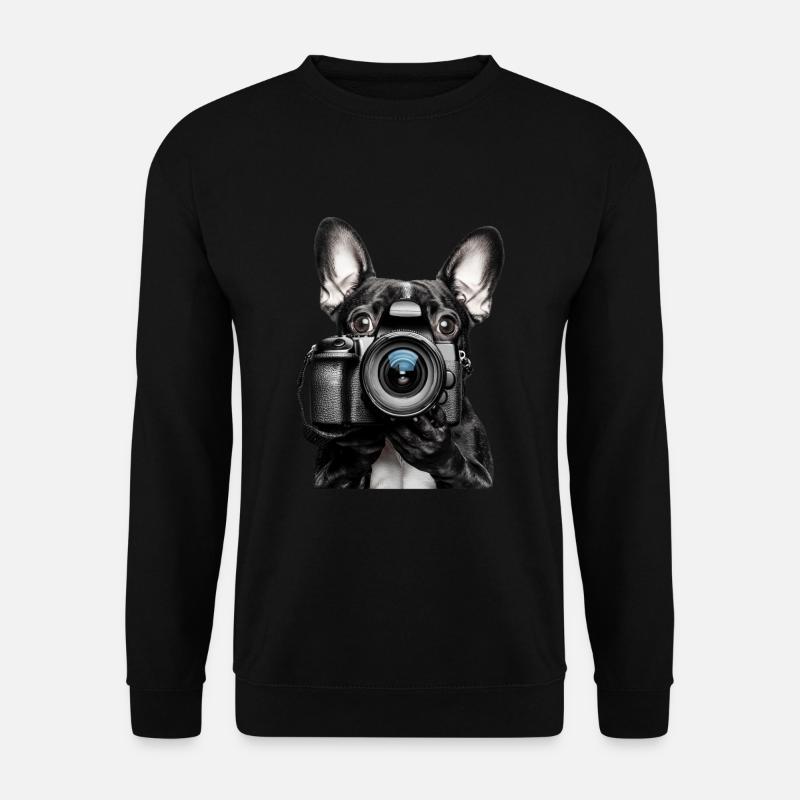 Französische Bulldogge - Unisex Pullover - Schwarz