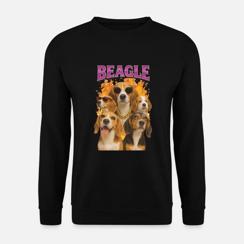 Beagle - Unisex Pullover - Schwarz