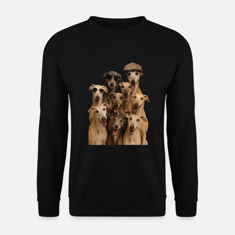 Windhund - Unisex Pullover - Schwarz